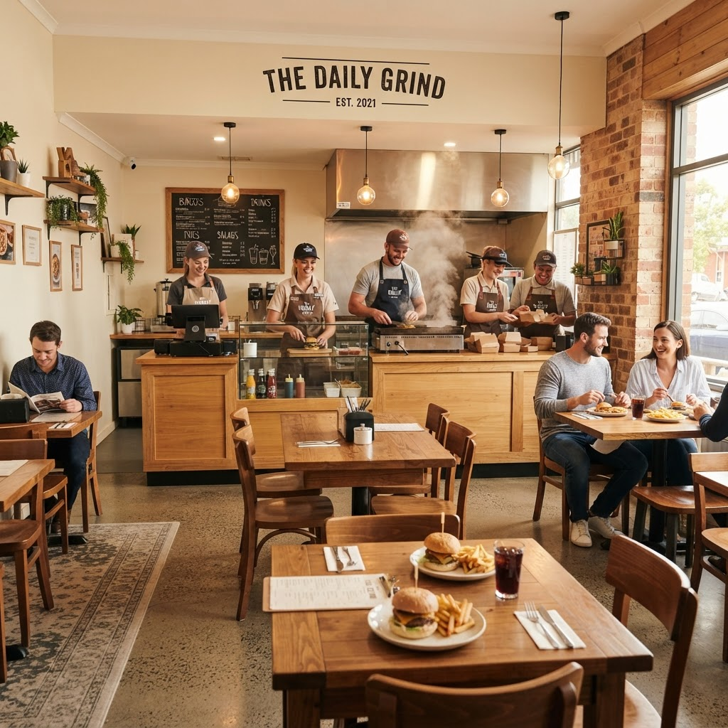 Interior of the Table 13 casual dining restaurant